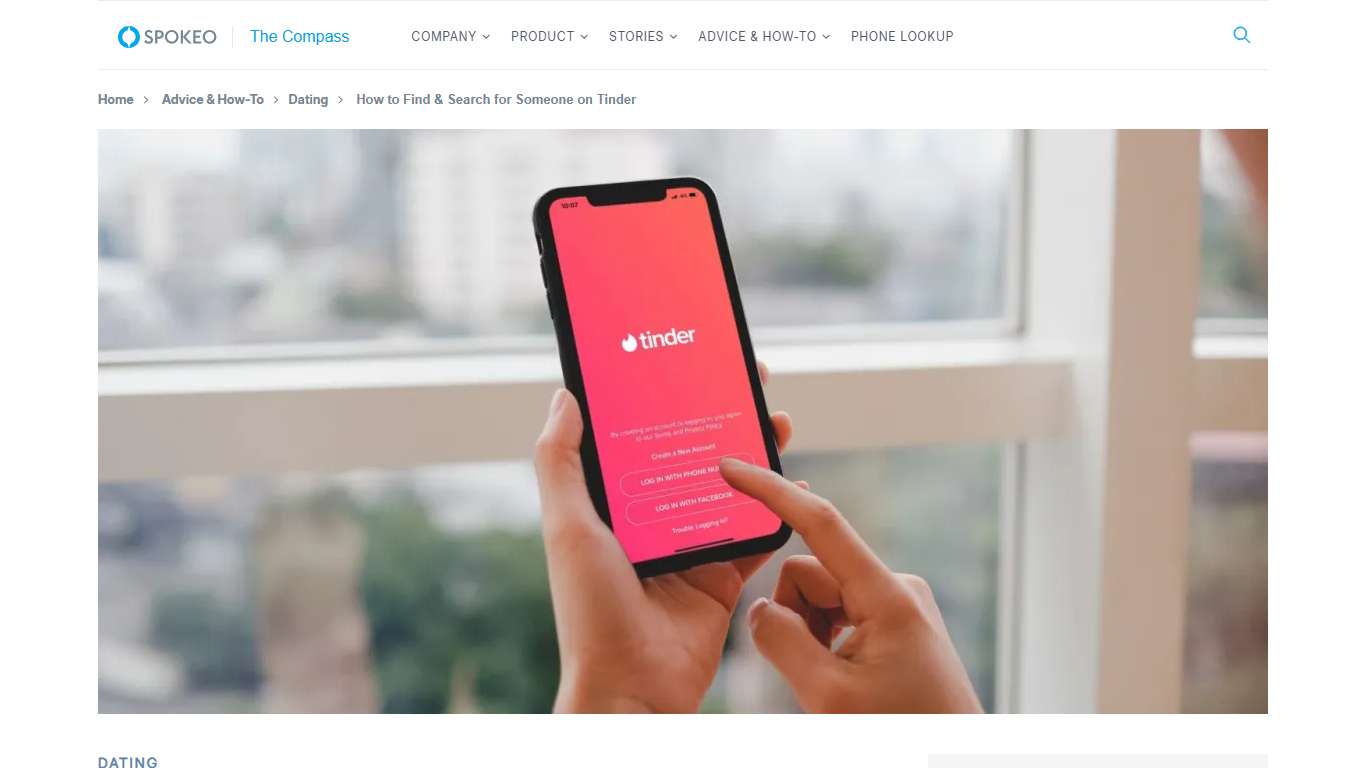 Tinder Search: How To Find & Search Someone on Tinder | Spokeo