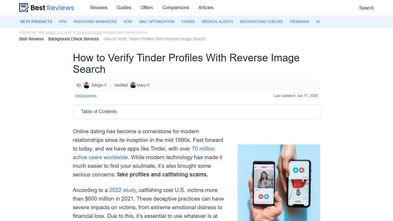 How to Verify Tinder Profiles With Reverse Image Search - Best Reviews