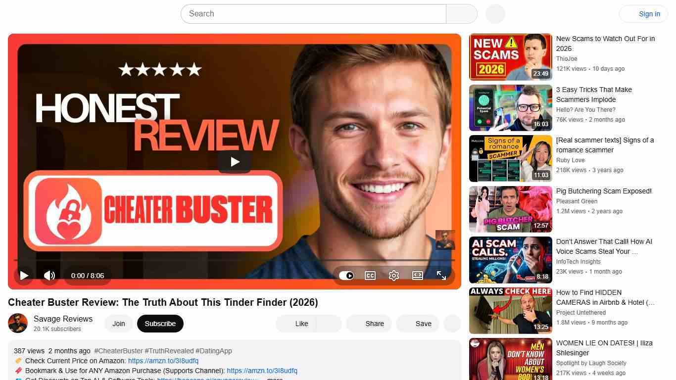 Cheater Buster Review: The Truth About This Tinder Finder (2026) - YouTube